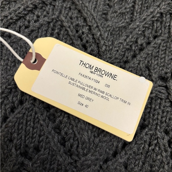 Thom Browne Gray Sweater - Picture 12 of 13